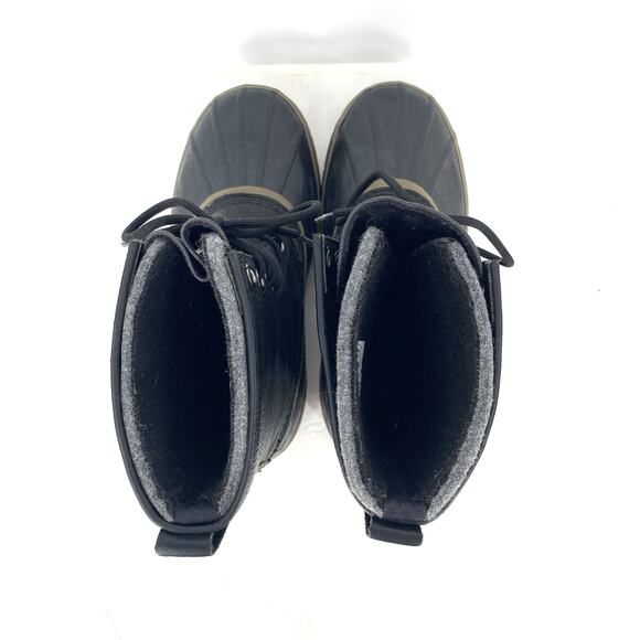 Sorel 1964 Premium Black Leather Boots - Men's Size 9 / EU 42 - Picture 3 of 10